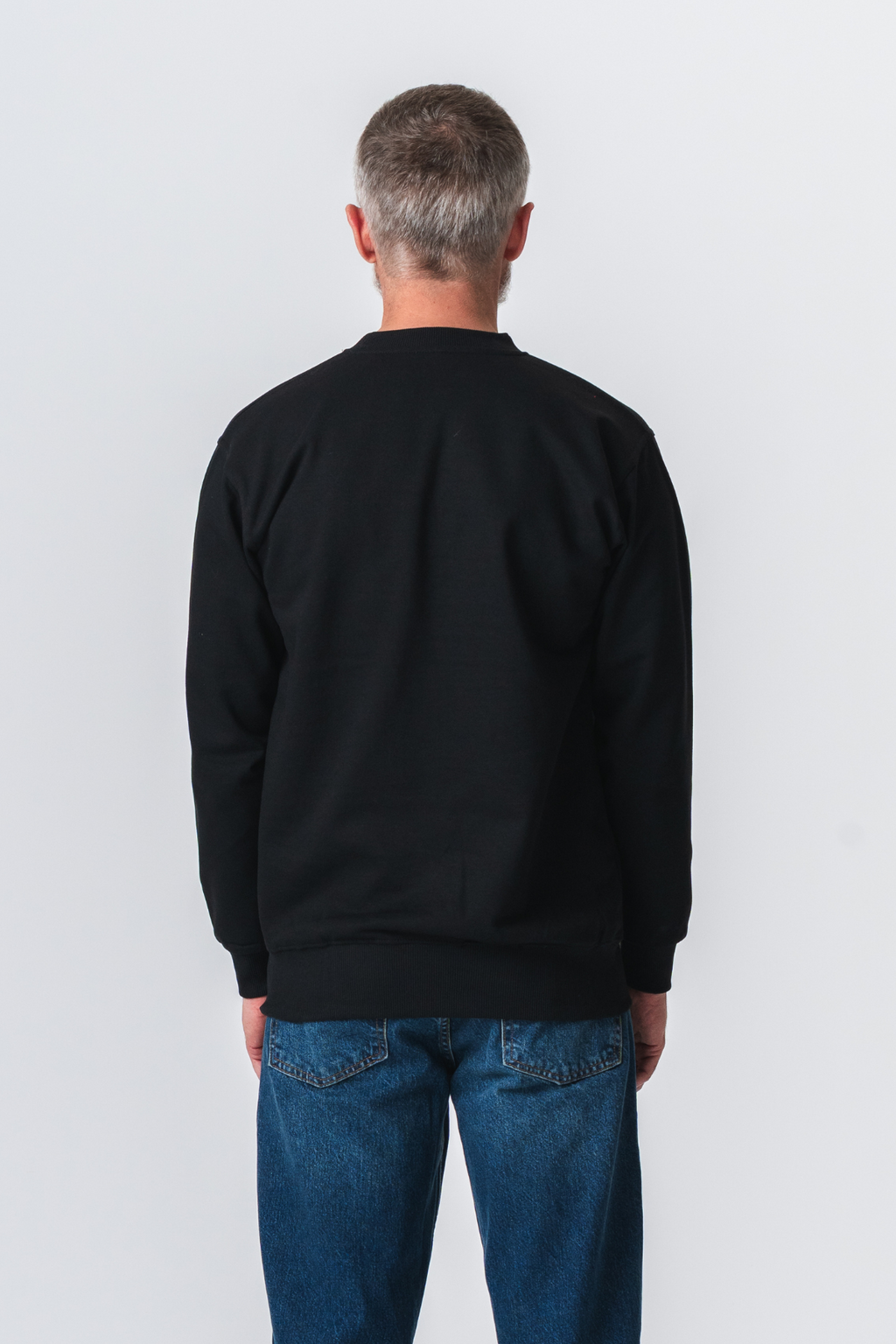 Basic Crewneck - zwart