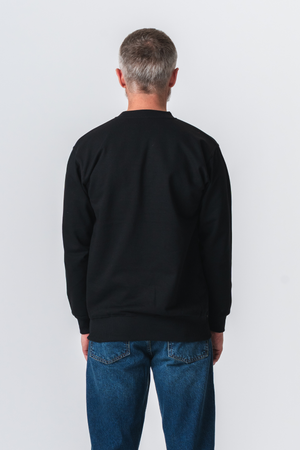 Basic Crewneck - zwart