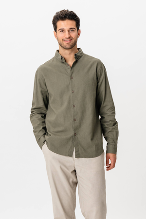 Linen Shirt - Army