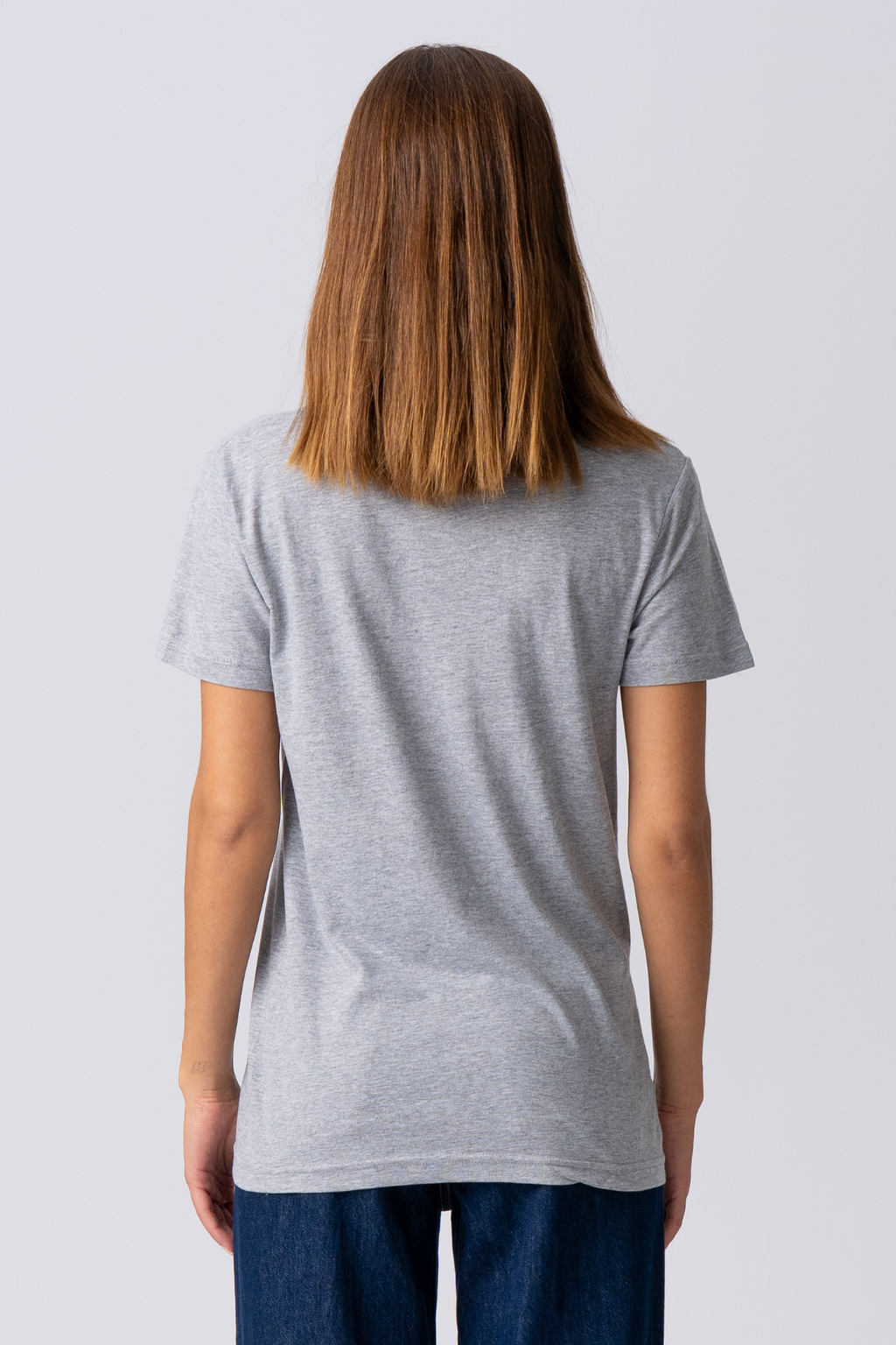 Basic Licht T -shirt - grijs