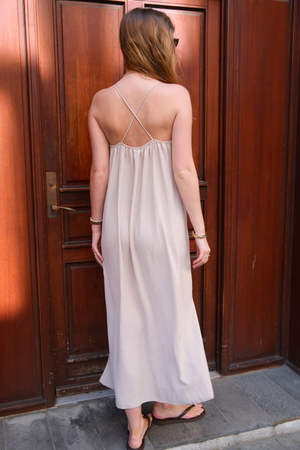 Alicia Dress - Beige