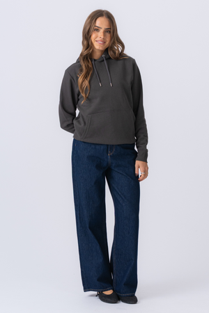 Sweatshirt hoodie - donkergrijs