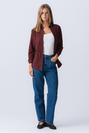 Vriendje Oxford Shirt - Bourgondië