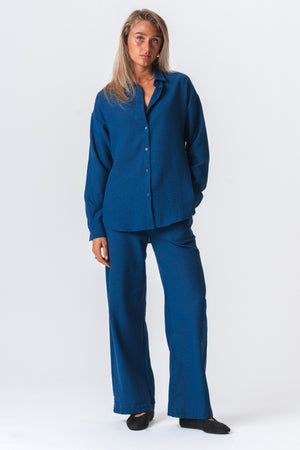 Lilly Pants + Lilly Shirt (marine) - Pakketdeal