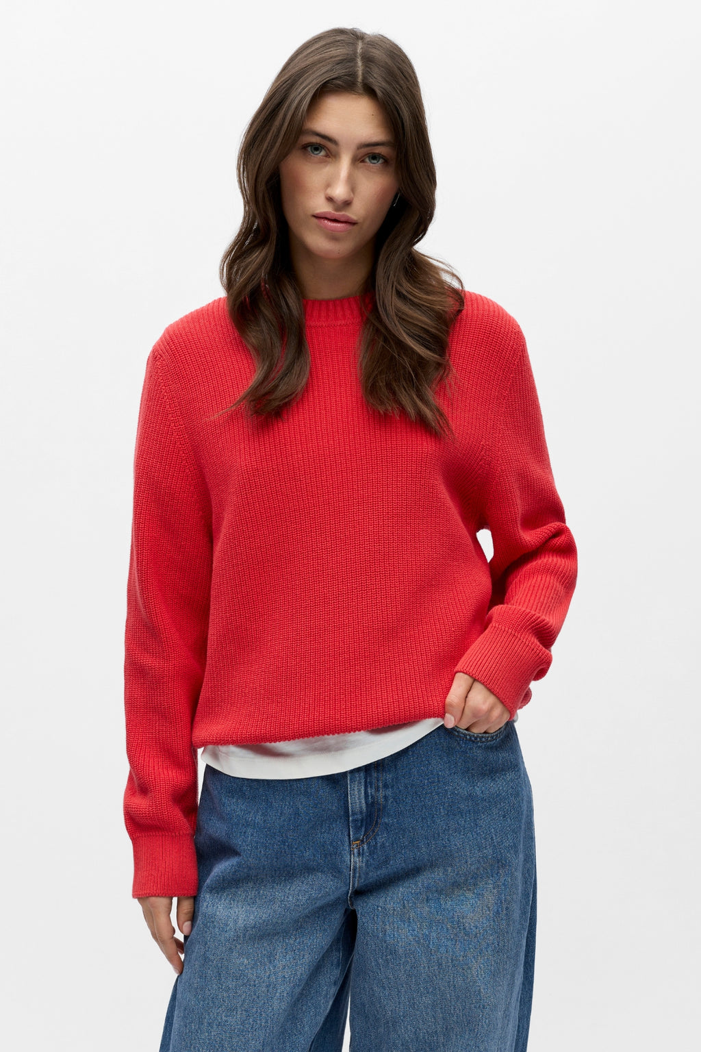 Flo Knit Pullover - Poinsettia