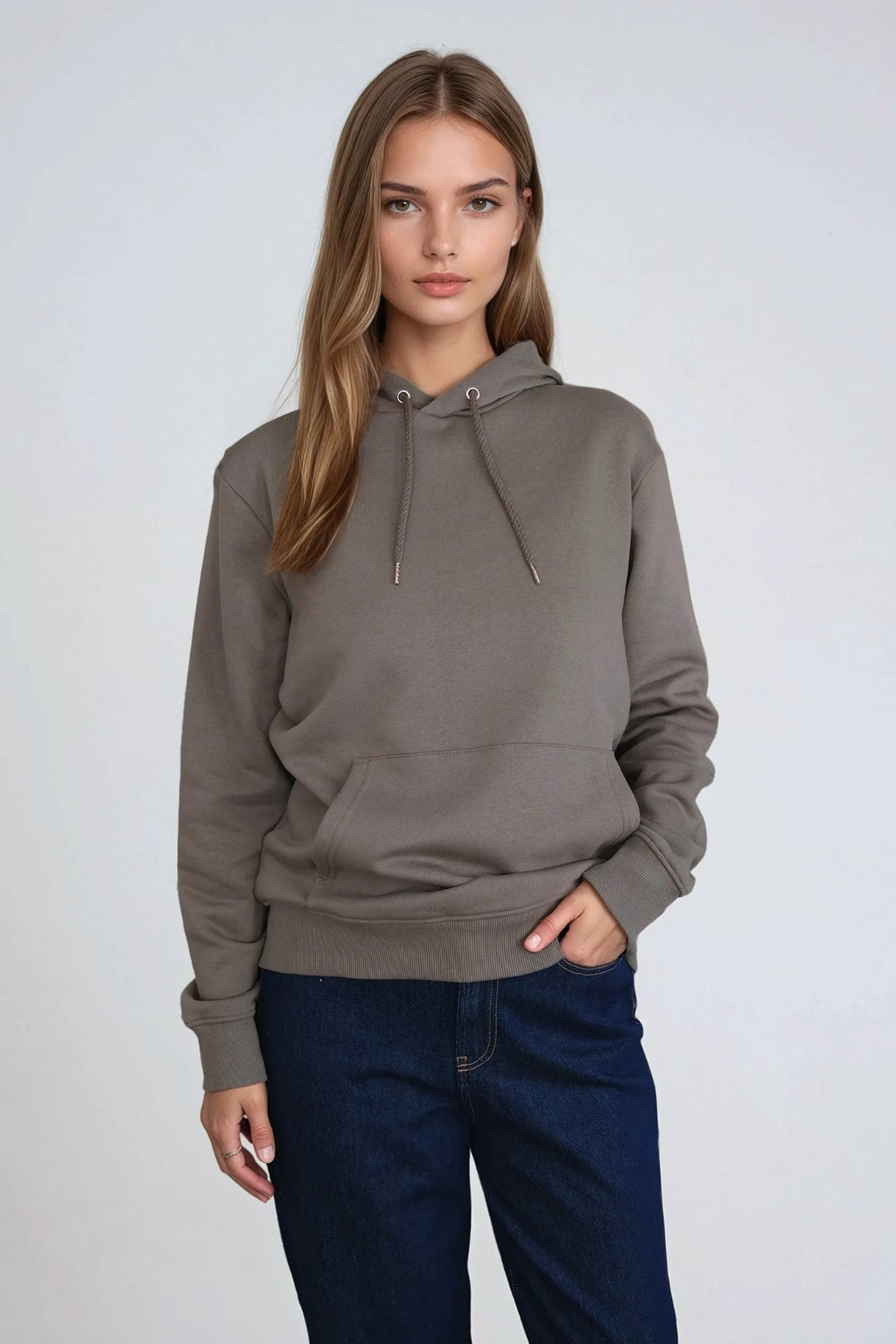 Sweatshirt hoodie - leger