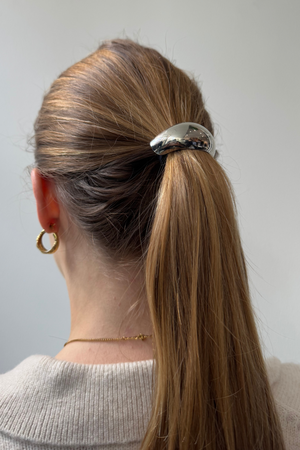 Haarelastisch - zilver