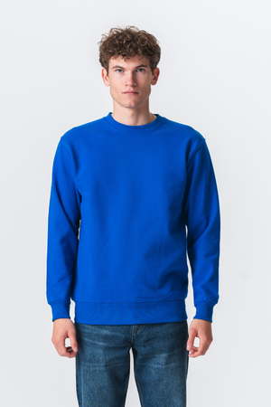 Basic Crewneck - Zweeds blauw