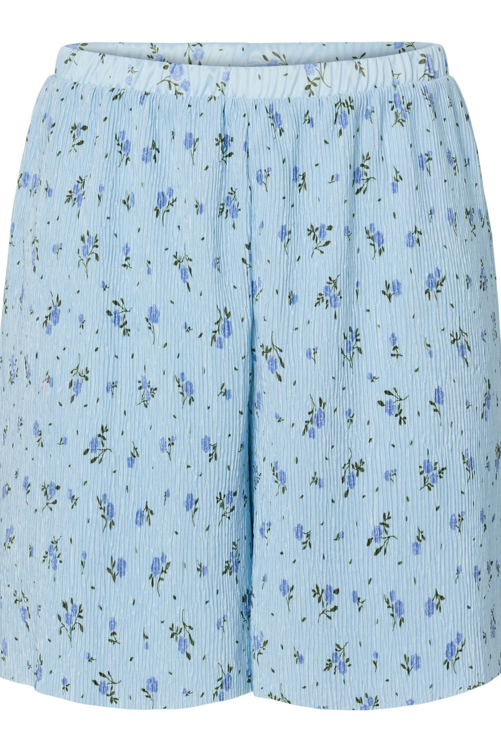 Flora met hoge taille Shorts - Kasjmier blauwblauwe bloemen