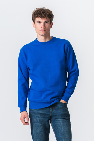 Basic Crewneck - Zweeds blauw