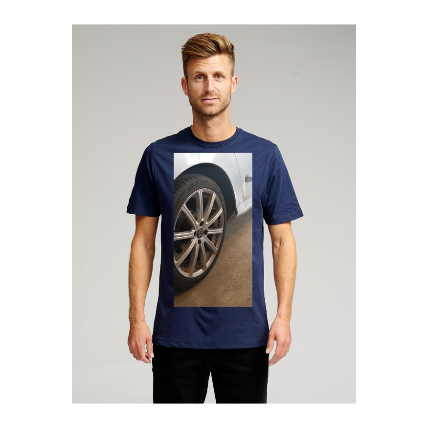 Biologisch Basic T -shirt - marine