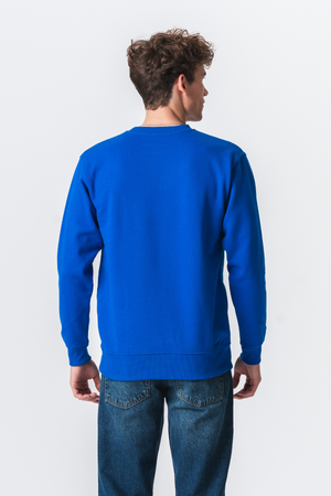 Basic Crewneck - Zweeds blauw