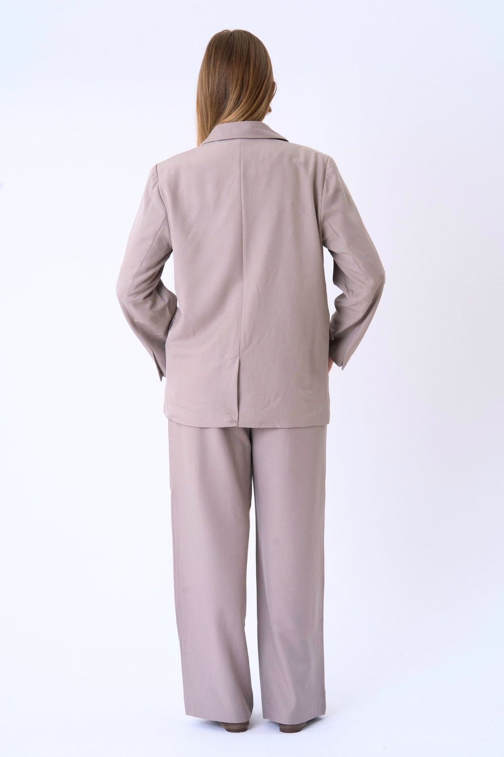 Oversized blazer - grijs