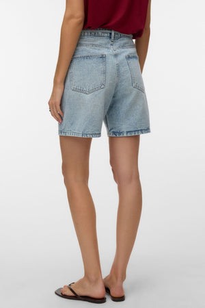 Wien-riem Shorts Mix - Lichtblauw denim