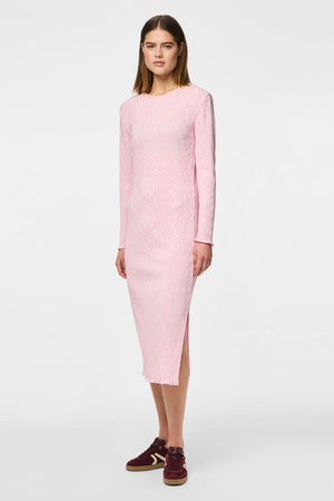 Flora Midi Dress - Roseate Spoonbill Flower