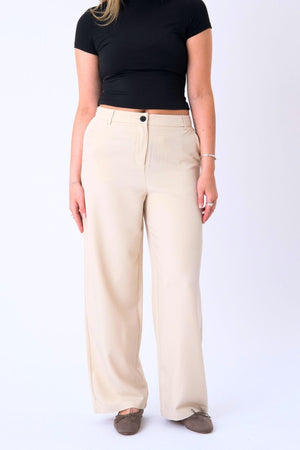 Klassiek pak Pants - Beige