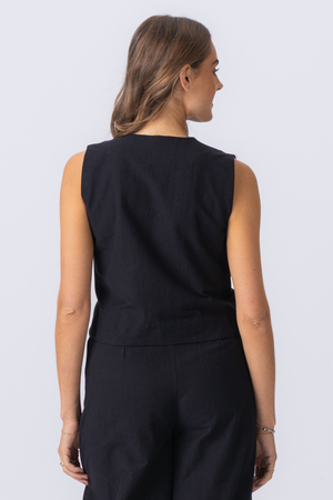 Melissa Vest - zwart