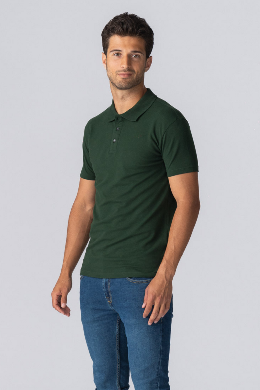 Muscle Polo shirt - donkergroen