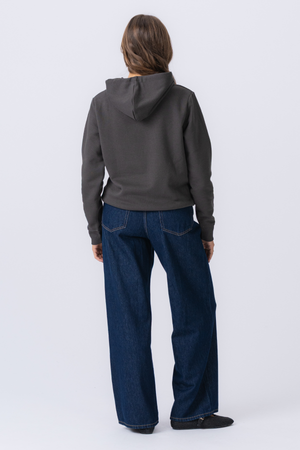 Sweatshirt hoodie - donkergrijs