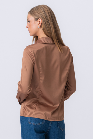 Lucy Tie -shirt - bruin