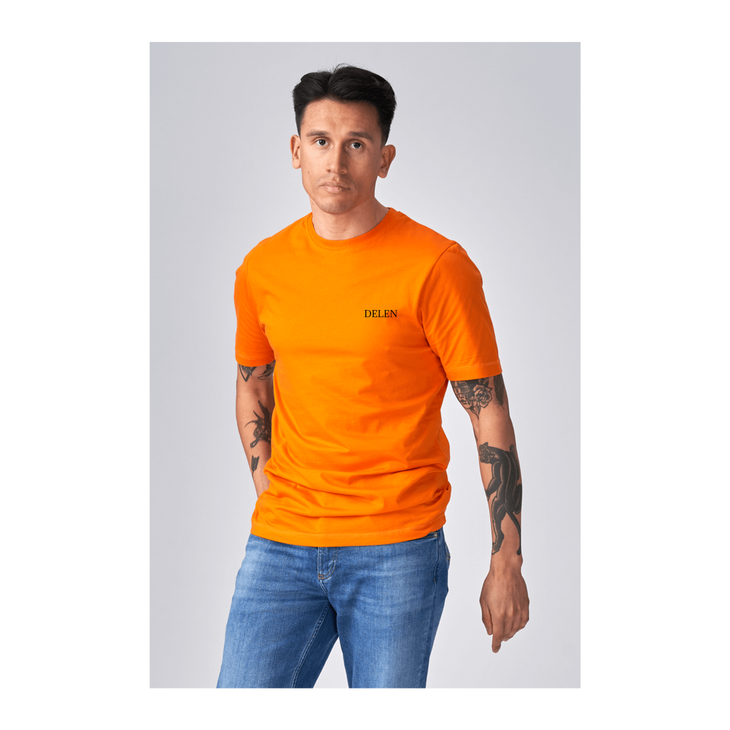 Organic Basic T-shirt - Orange