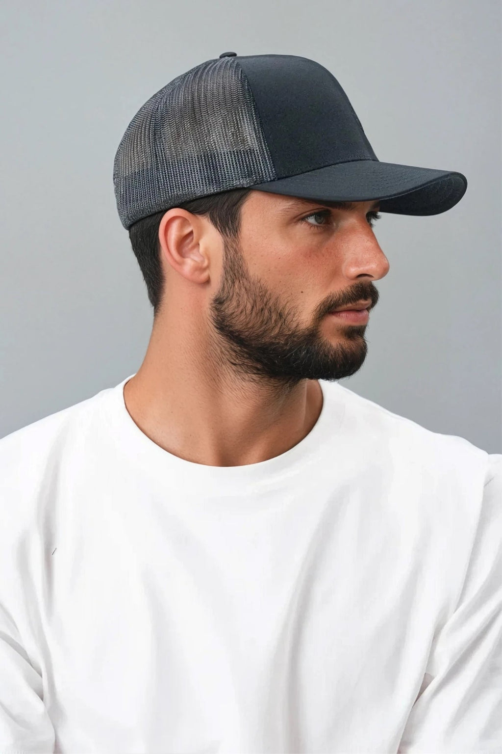 Retro Trucker Pet - Zwart