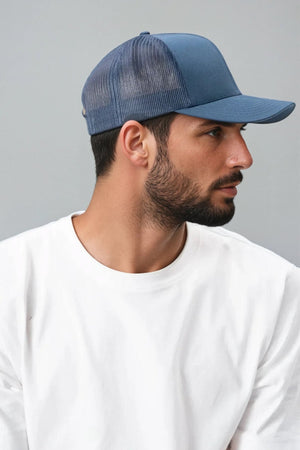 Retro Trucker Cap - Navy