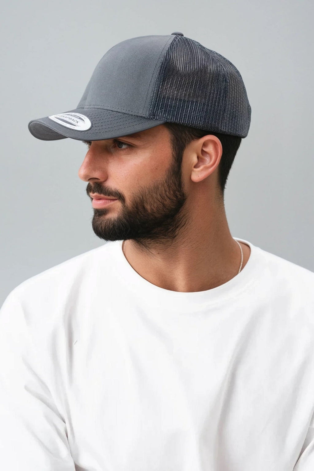 Retro Trucker Cap - Charcoal