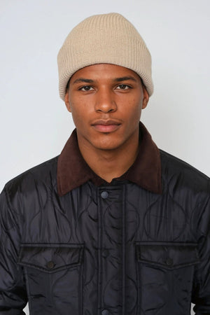 Gebreide muts - Beige