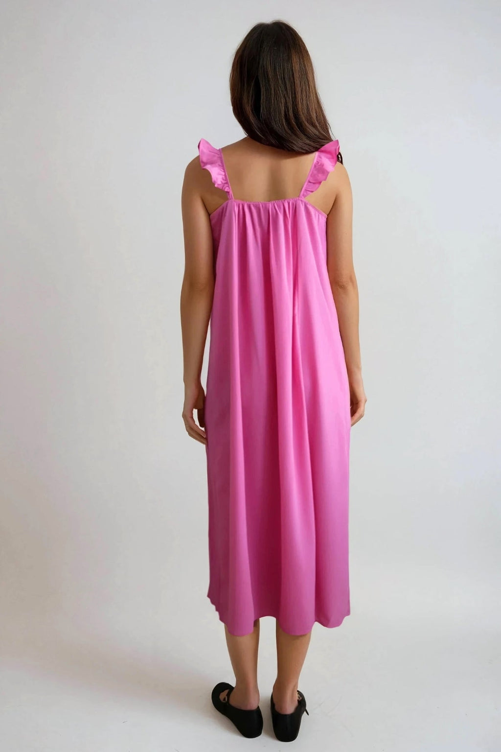 Zora Midi -jurk - roze