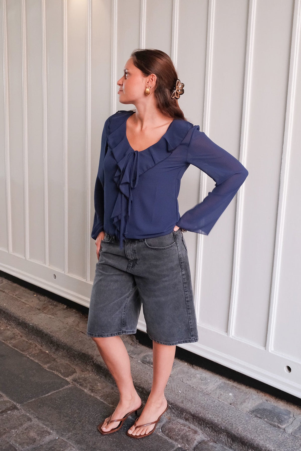 Alba Blouse - Marine
