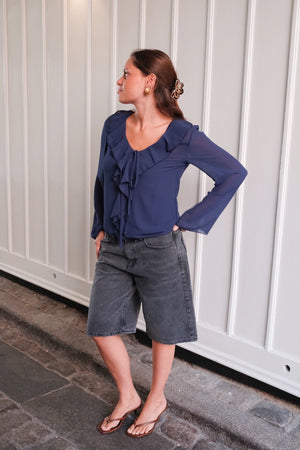 Alba Blouse - Marine