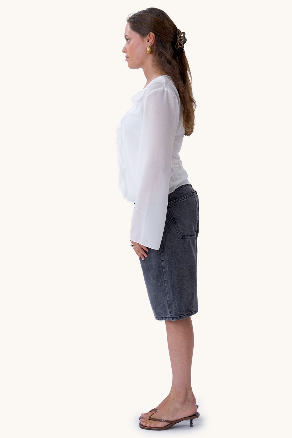 Alba Blouse - Gebroken Wit