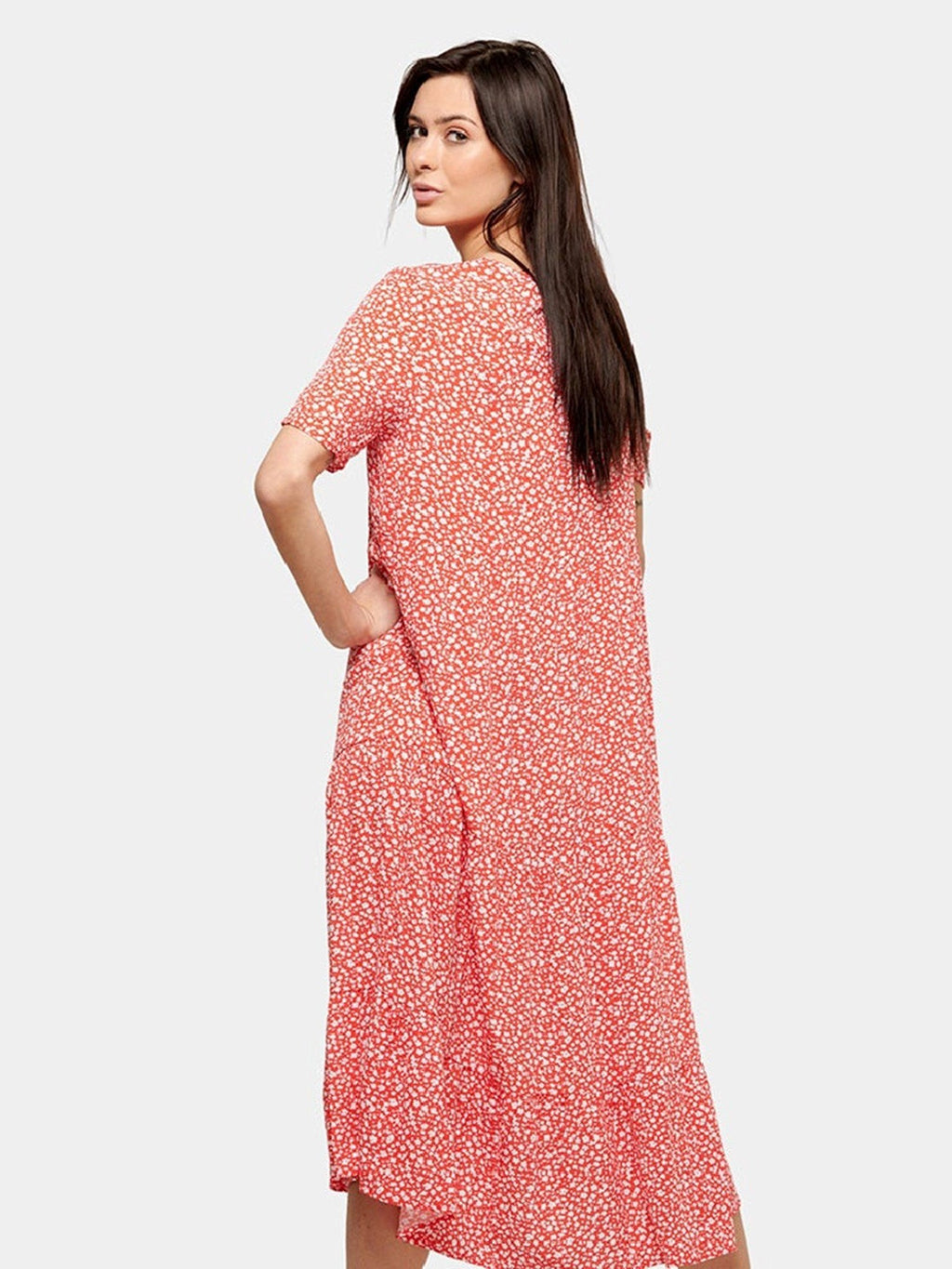 Anna Midi Dress - Rood