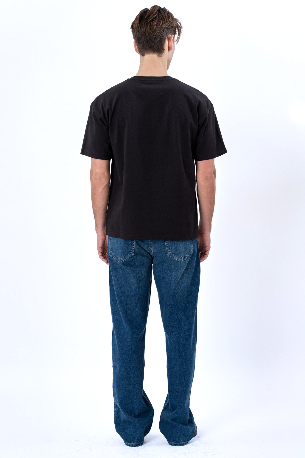 Boxy T-shirt - Zwart
