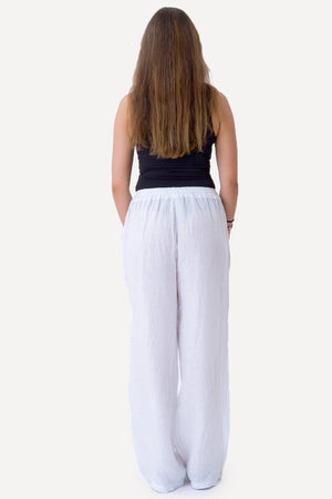 Astrid Linnen Pants - Wit
