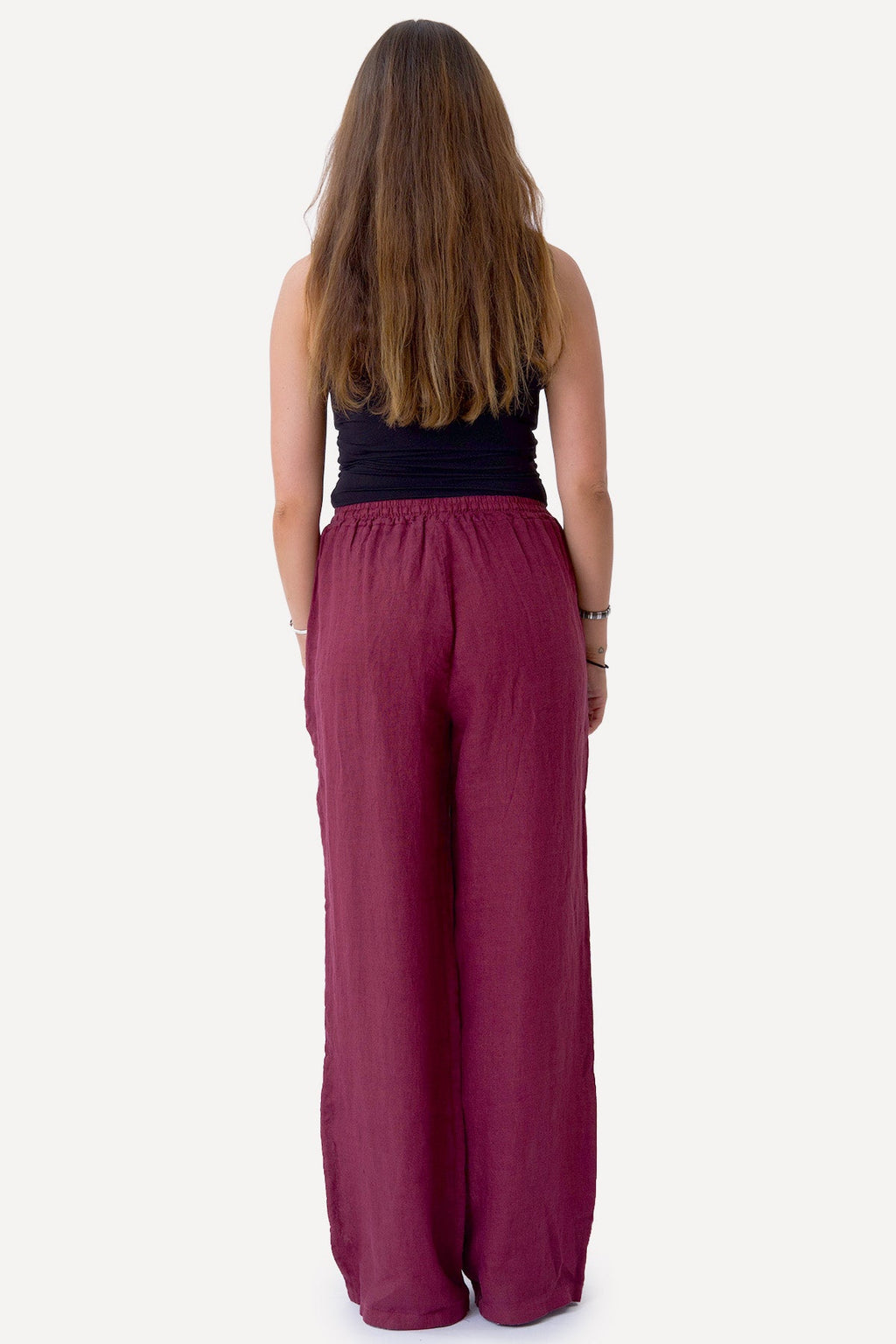 Astrid Linnen Pants - Rood