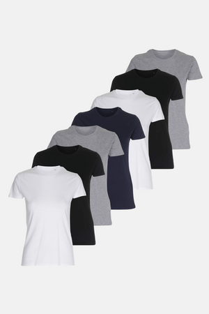 Basic T -shirt - pakketdeal (7 pcs.)