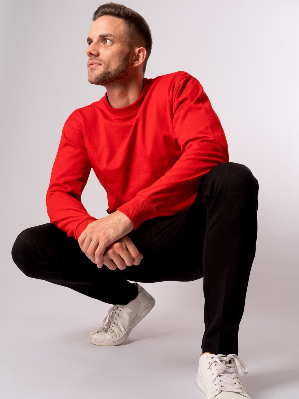 Basic Crewneck - Red van Denemarken