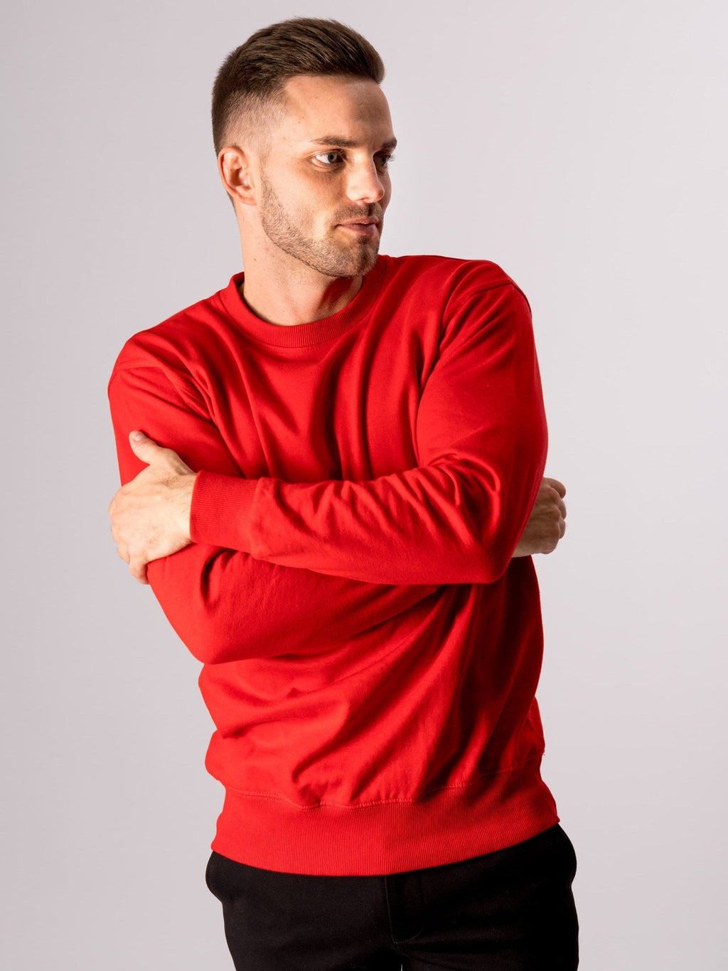 Basic Crewneck - Red van Denemarken