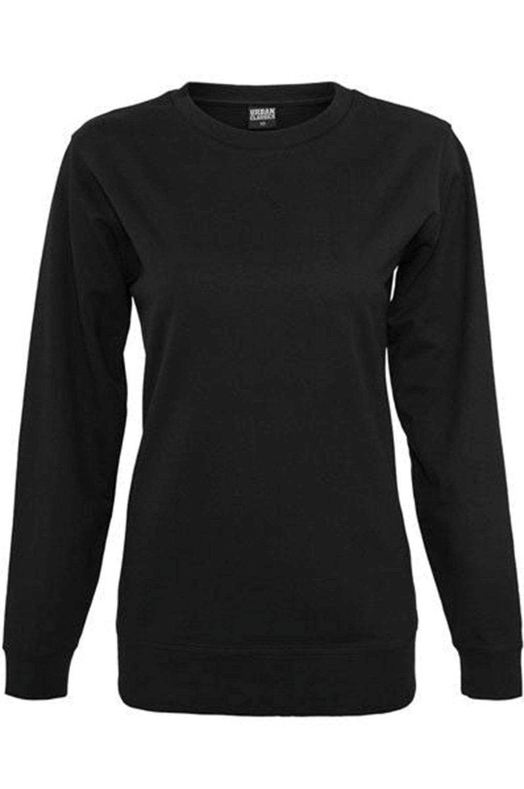 Basic Crewneck - Black (vrouwen)