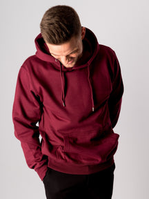 Basic Hoodie - Bourgondië rood