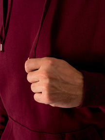 Basic Hoodie - Burgundy red