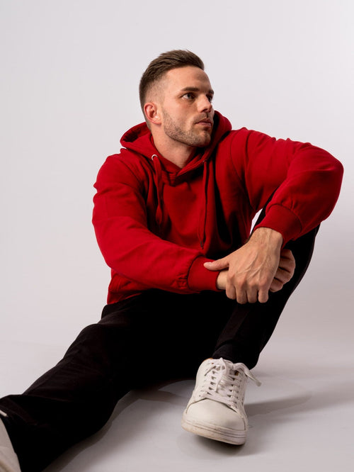 Basic Hoodie - rood