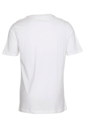 Basic T-shirt met V-hals - Wit