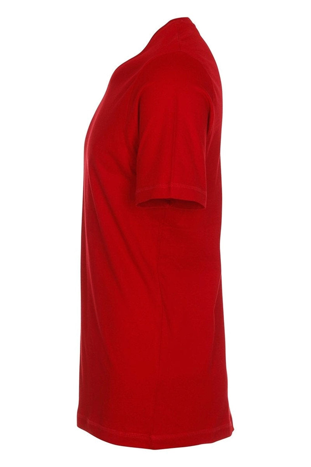 Basic T-shirt met V-hals - Rood