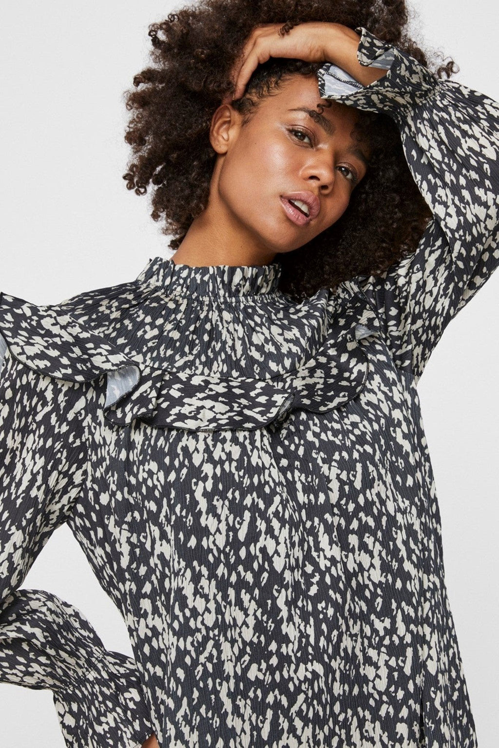 Becky korte jurk - zwart