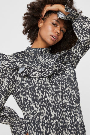 Becky korte jurk - zwart