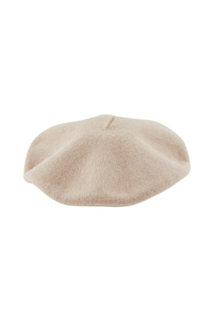 Franse wollen baret - zilveren nerts