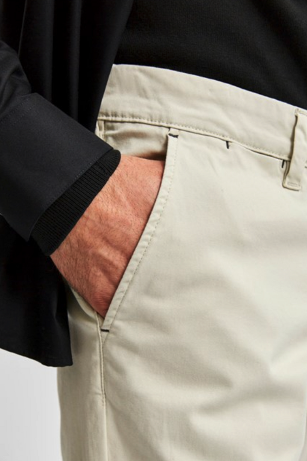 Miles Flex Chino Pant - Moonstruck (biologisch katoen)